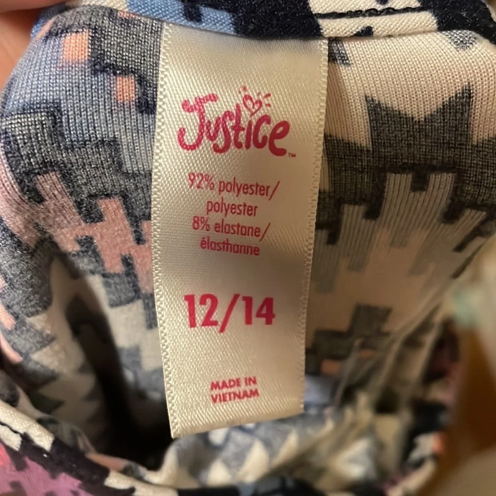 Size 12/14 Aztec Print Girls Dress C1